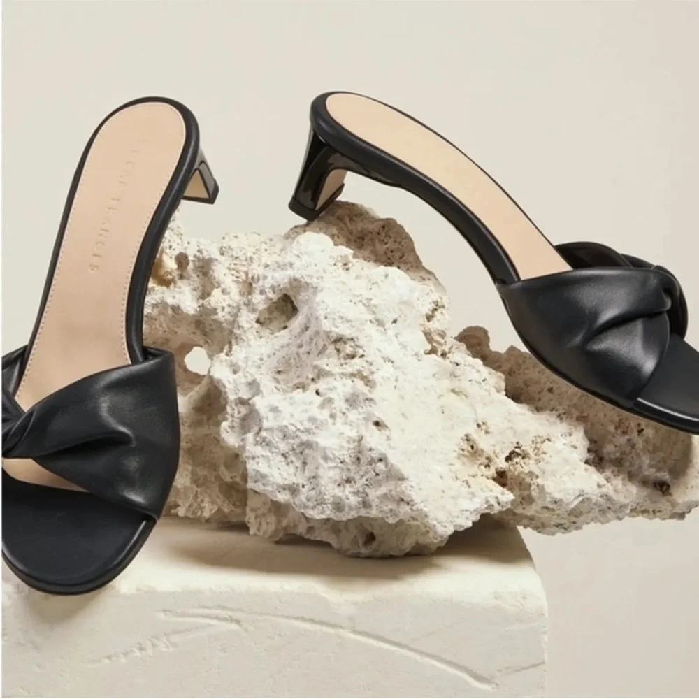 Dear Frances Twisted Leather Mule - Picture 2 of 10
